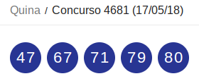 Quina/Concurso 4681 (17/05/18)