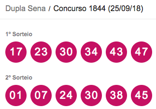 Dupla Sena/Concurso 1844 (25/09/18)