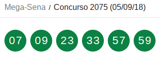Mega-Sena/Concurso 2075 (05/09/18)