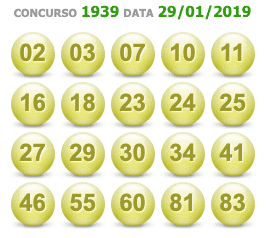 CONCURSO 1939 DATA 29/01/2019