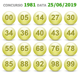 CONCURSO 1981 DATA 25/06/2019