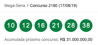 Mega-Sena/Concurso 2180 (17/08/19)