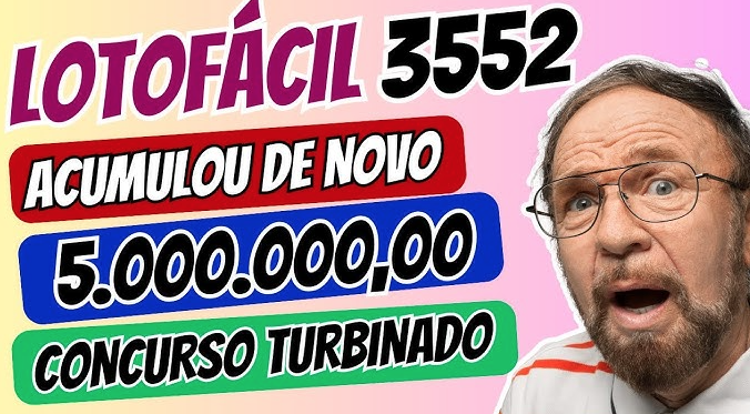lotofacil 3552