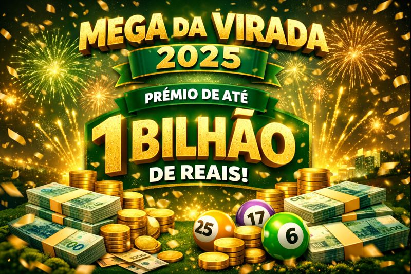 Premio da mega da virada de 1 bilhão de reais