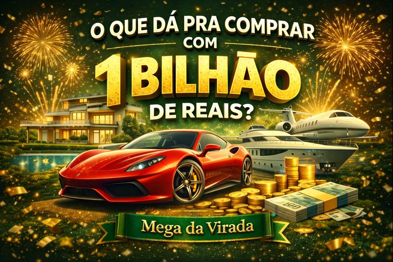 1 bilhao da mega da virada da para comprar oque?