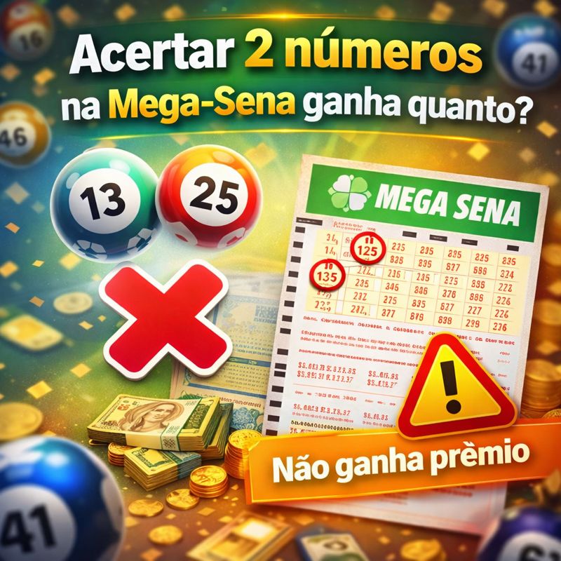2 numeros na mega sena prêmio