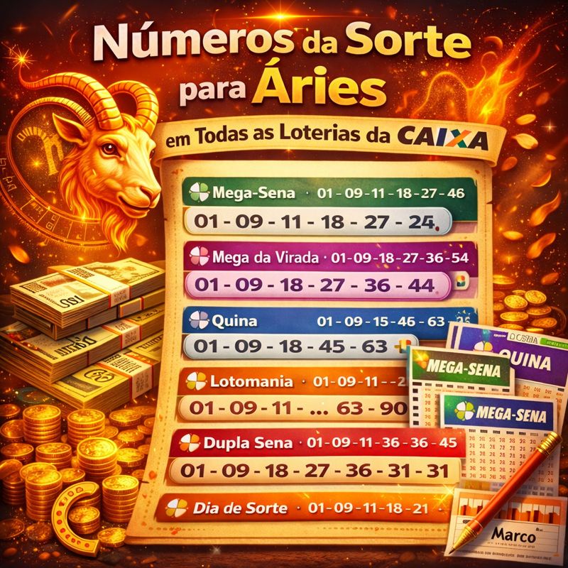 numeros da sorte aries